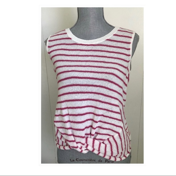 NWT SPLENDID SLEEVELESS KNIT TWIST FRONT TOP - Picture 5 of 6